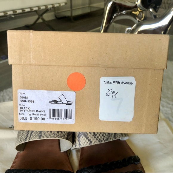 Joie Strappy Step In Sandals in size 38.5 - Picture 4 of 4